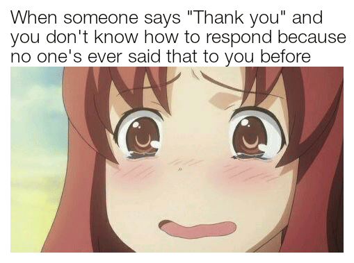 meme anime tentang momen pertama kali