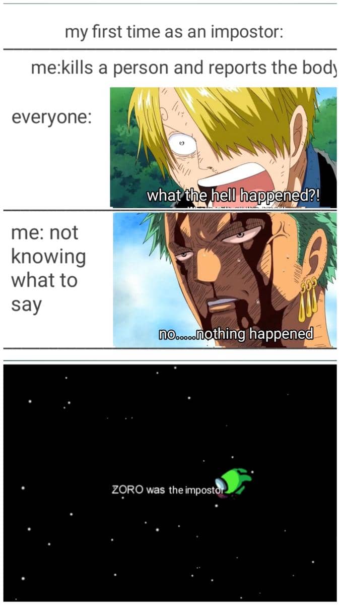 meme anime tentang momen pertama kali
