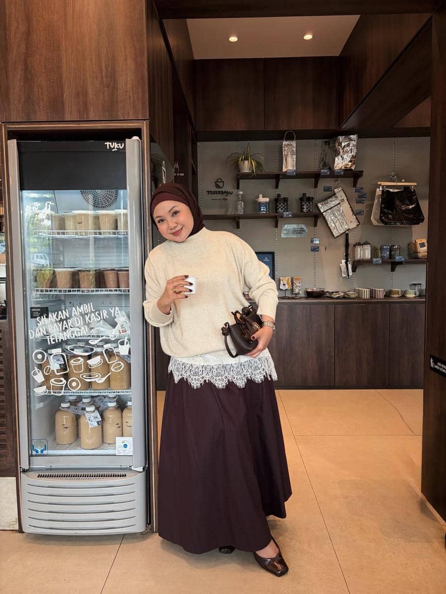 OOTD Pakai Rok ala Siti Rachmah