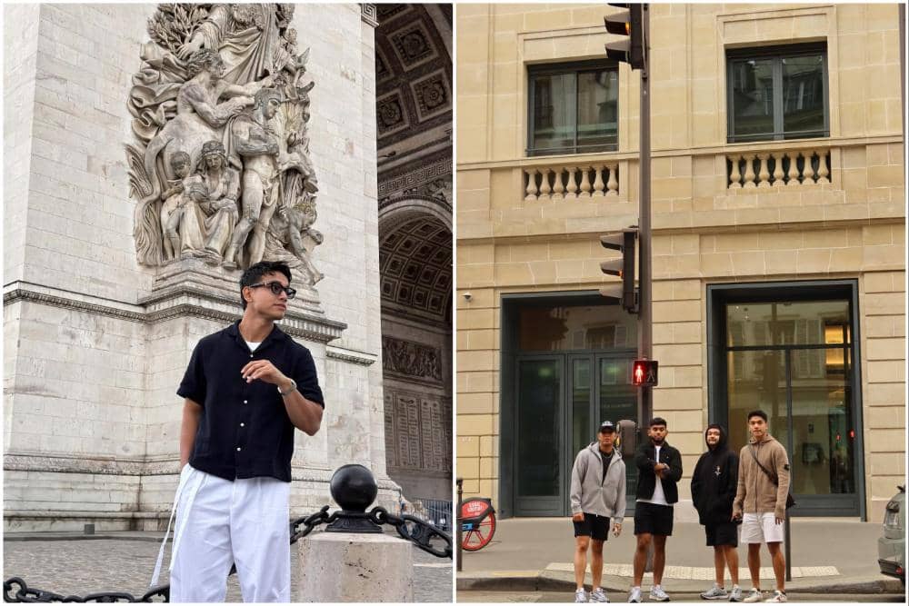 9 Potret Fadly Faisal Jalan-jalan di Paris, Enjoy!