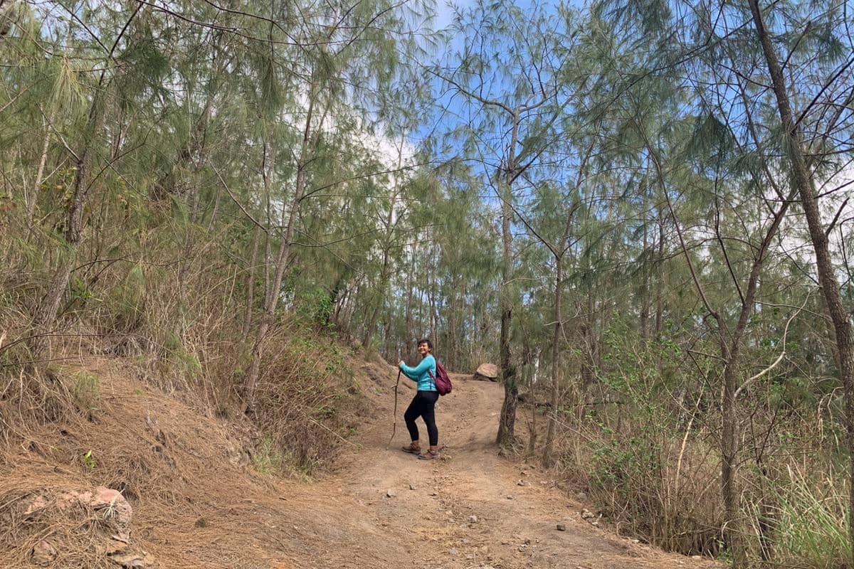 salah satu jalur pendakian ke puncak Gunung Batur (dok.pribadi/Natalia Indah)