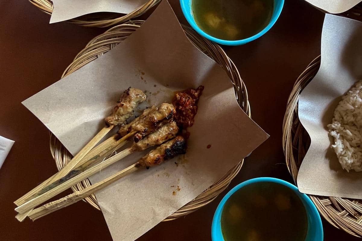 sajian Sate Lilit Bali (dok.pribadi/Natalia Indah)