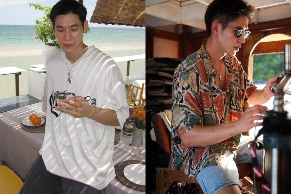 7 Ide OOTD ke Pantai ala Poppy Ratchapong, Chic dan Fresh!