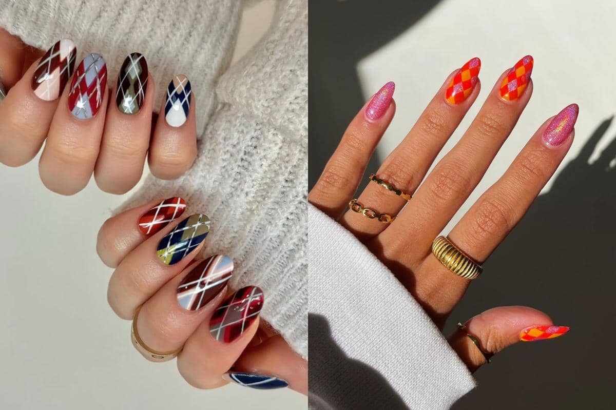 7 Ide Nail Art Argyle, Gaya Kuku yang Bikin Kamu Lebih Berkarakter