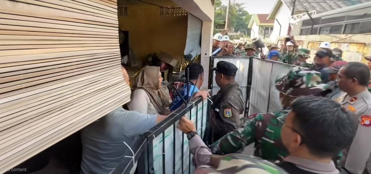 Lenteng Agung, penggusuran paksa