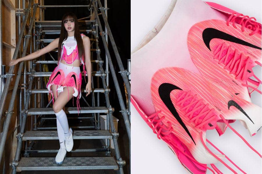 Baju Lisa BLACKPINK di Rip the Script Nike, Recycle dari Sepatu!