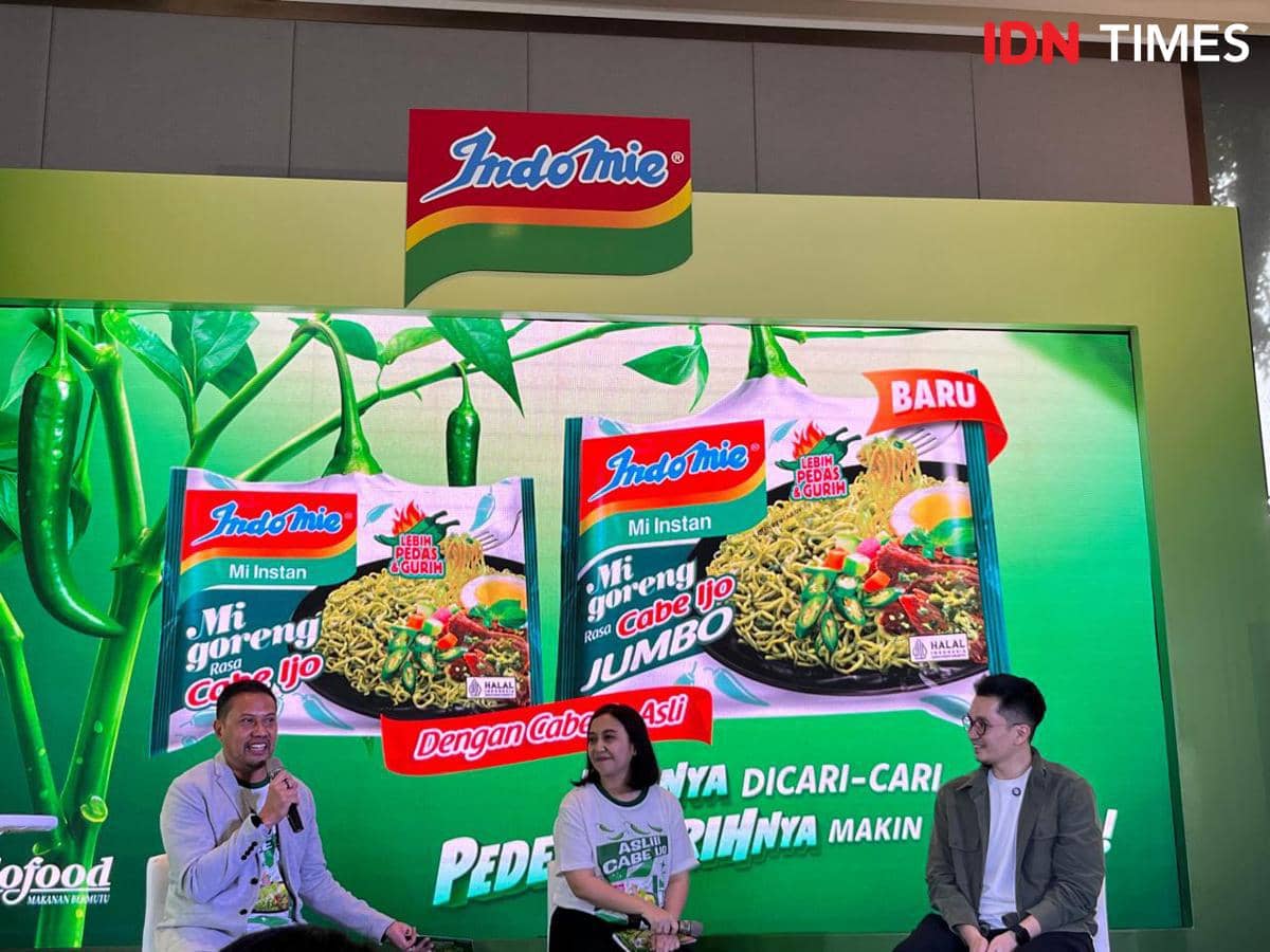 Press conference Indomie Goreng Cabe Ijo, Urban Forest Cipete, Jakarta Selatan 
