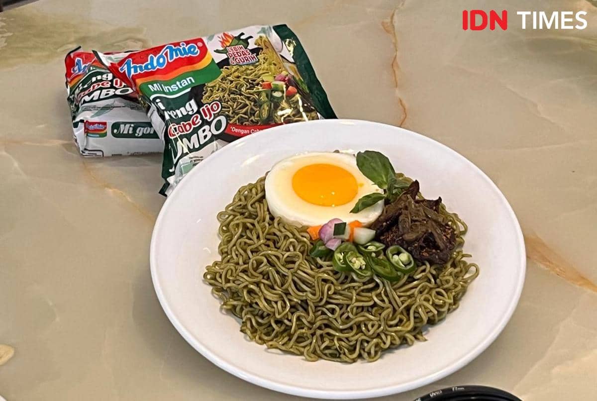 Potret Indomie Goreng Cabe Ijo