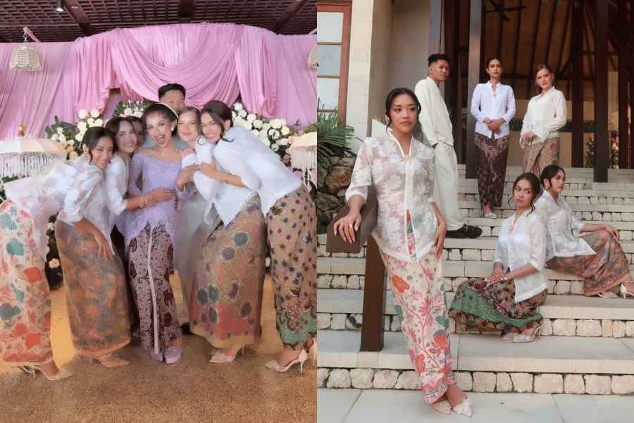Style Bridesmaid di Siraman dan Pengajian Jennifer Coppen, Klasik