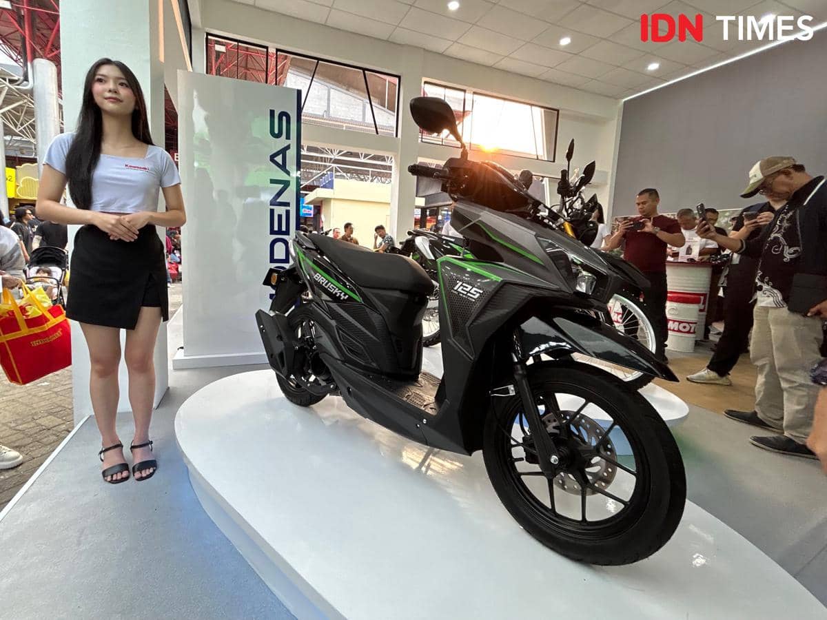 Skutik Kawasaki Brusky 125 Resmi Meluncur, Harga Rp26,5 Juta