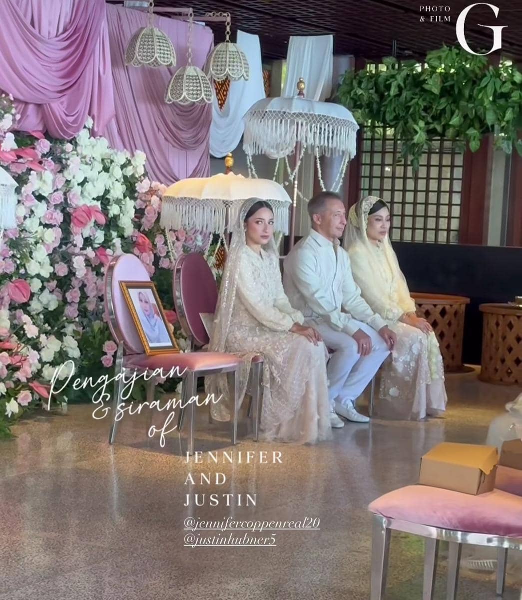 Pengajian dan siraman jelang pernikahan Jennifer Coppen dan Justin Hubner