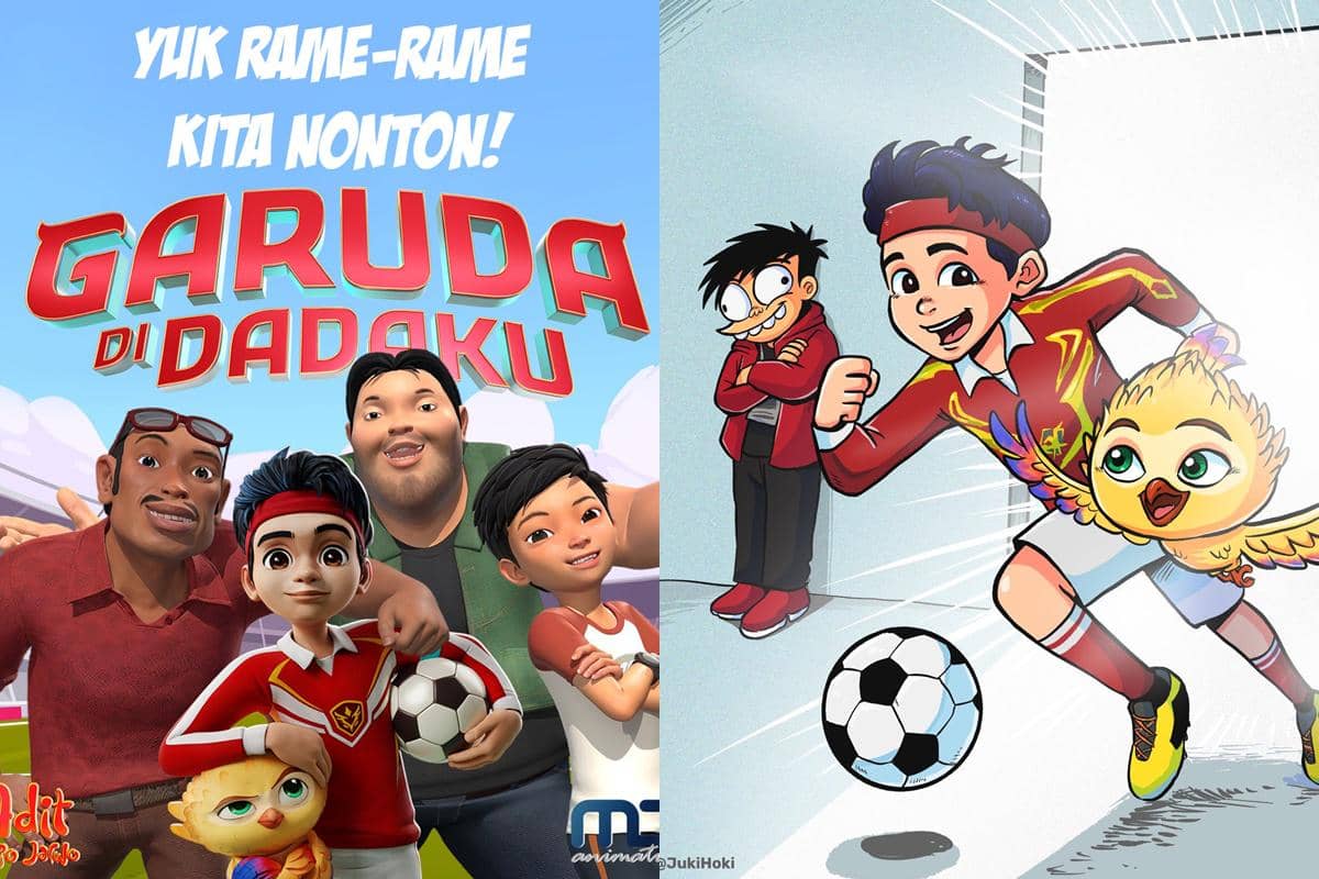 8 Animasi Indonesia Dukung Film Garuda Di Dadaku, Ada Adit Sopo Jarwo