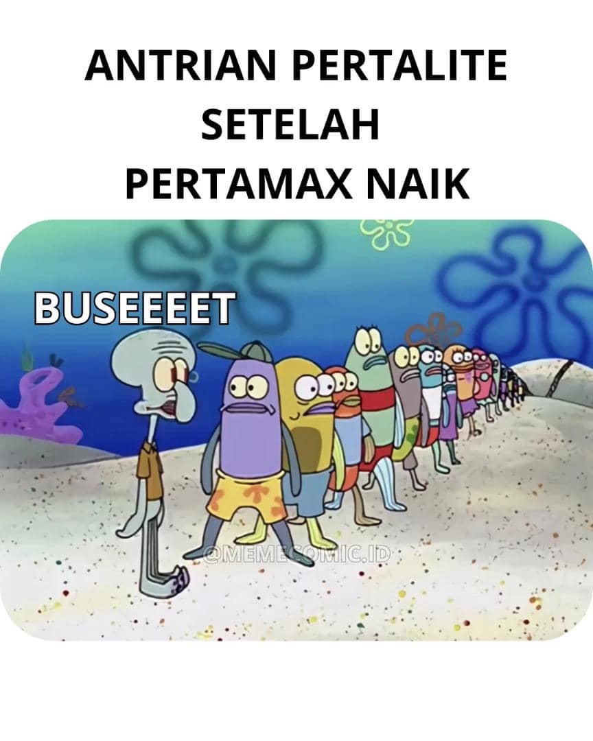 meme pertamax naik