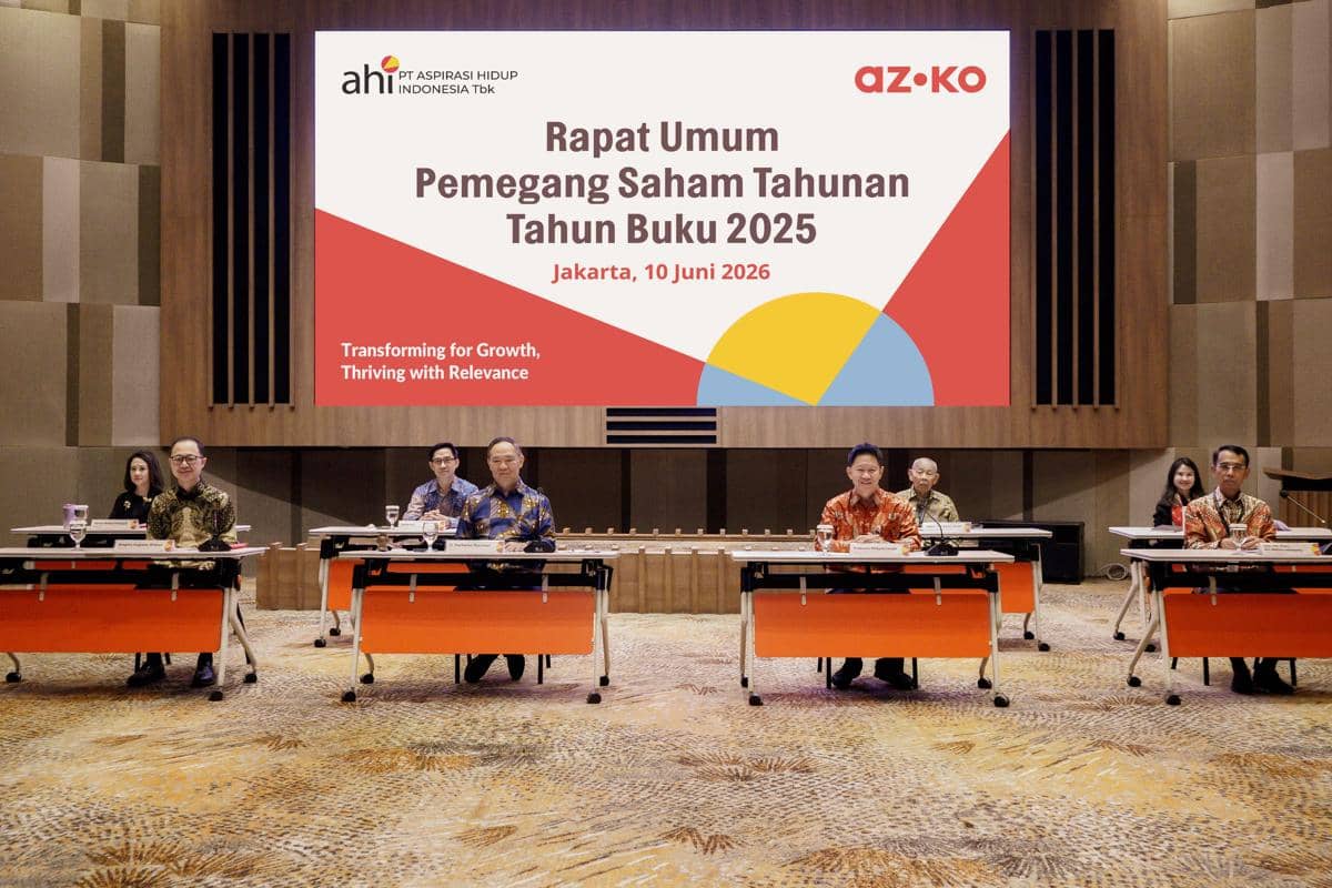 PT Aspirasi Hidup Indonesia Tbk (AHI) (ACES) menyelenggarakan Rapat Umum Pemegang Saham Tahunan (RUPST) di Gedung Kawan Lama, Jakarta Barat.