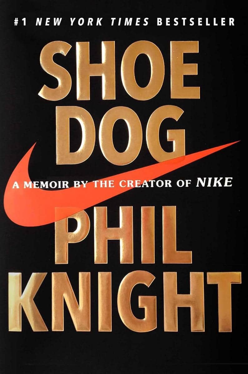Cover buku "Shoe Dog: A Memoir by the Creator of Nike" by Phil Knight (foto via Amazon)