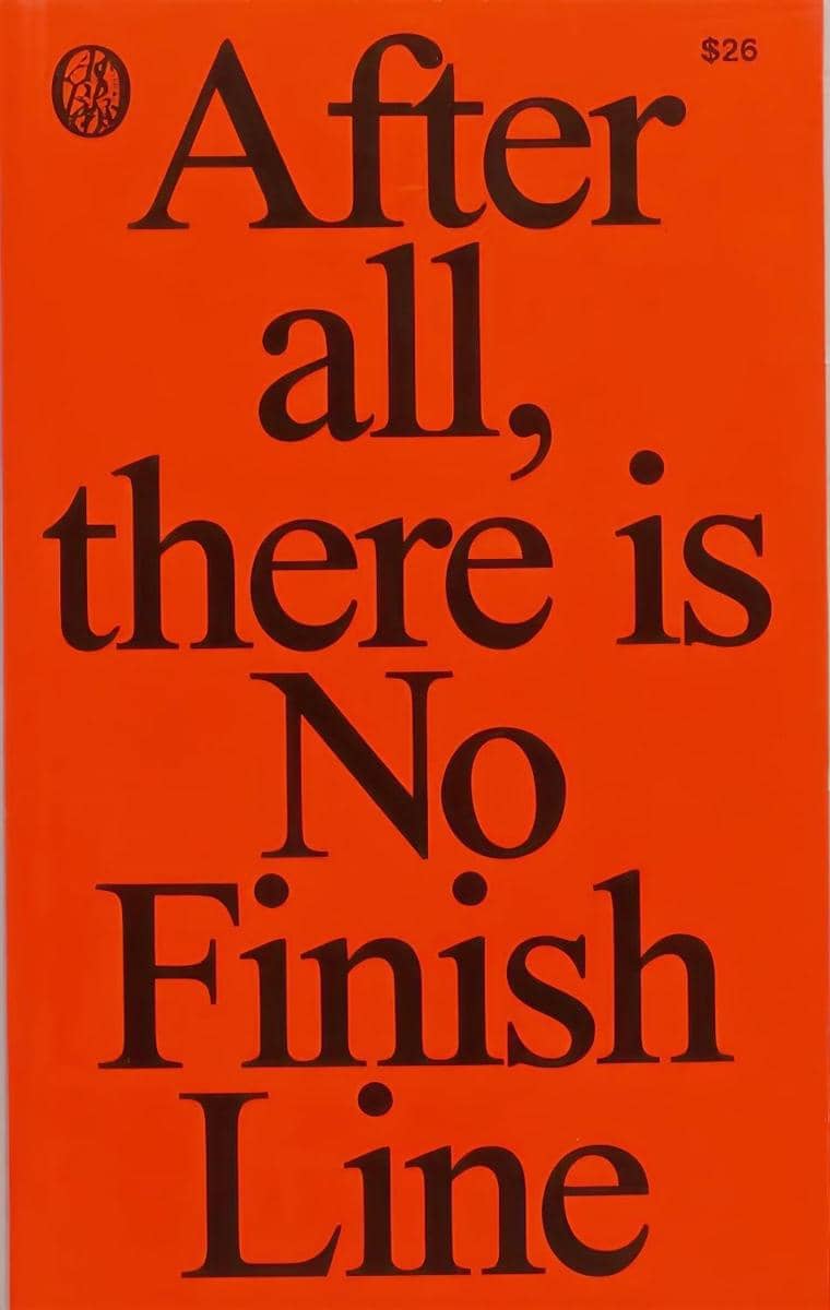 Cover buku "No Finish Line" by Geoff Manaugh dan Sam Grawe (foto via Amazon)
