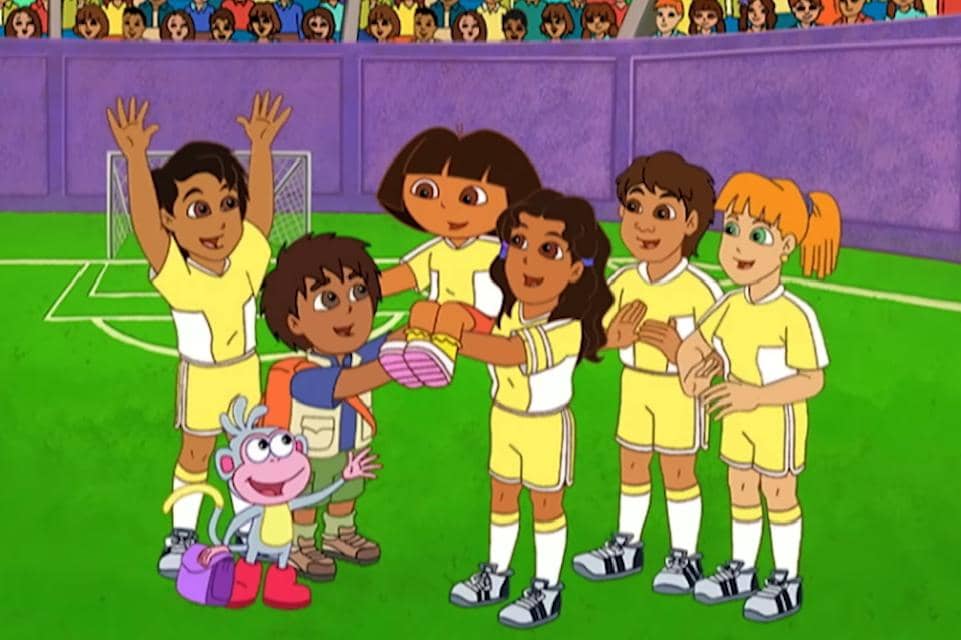 cuplikan episode "Dora Saves the Game"