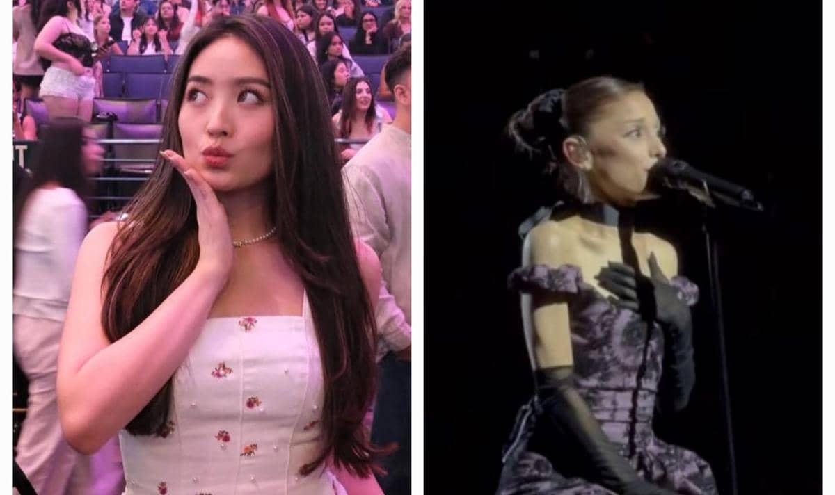 9 Potret Natasha Wilona Nonton Konser Ariana Grande di Oakland, USA