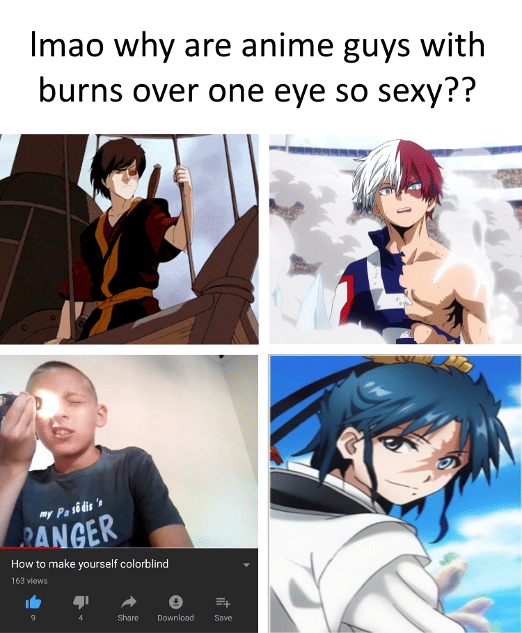 meme anime bertema api