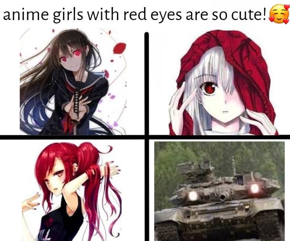 8 Meme Anime tentang Tipe Cewek, Tsundere hingga Rambut Panjang
