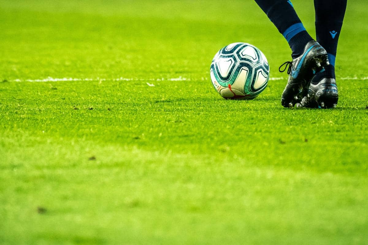 potret kaki pemain sepak bola