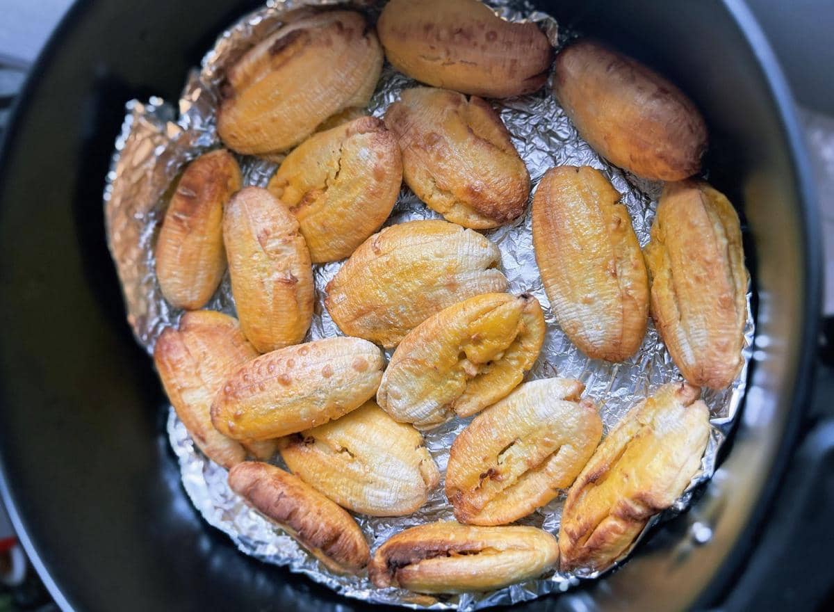 ilustrasi memasak dengan air fryer