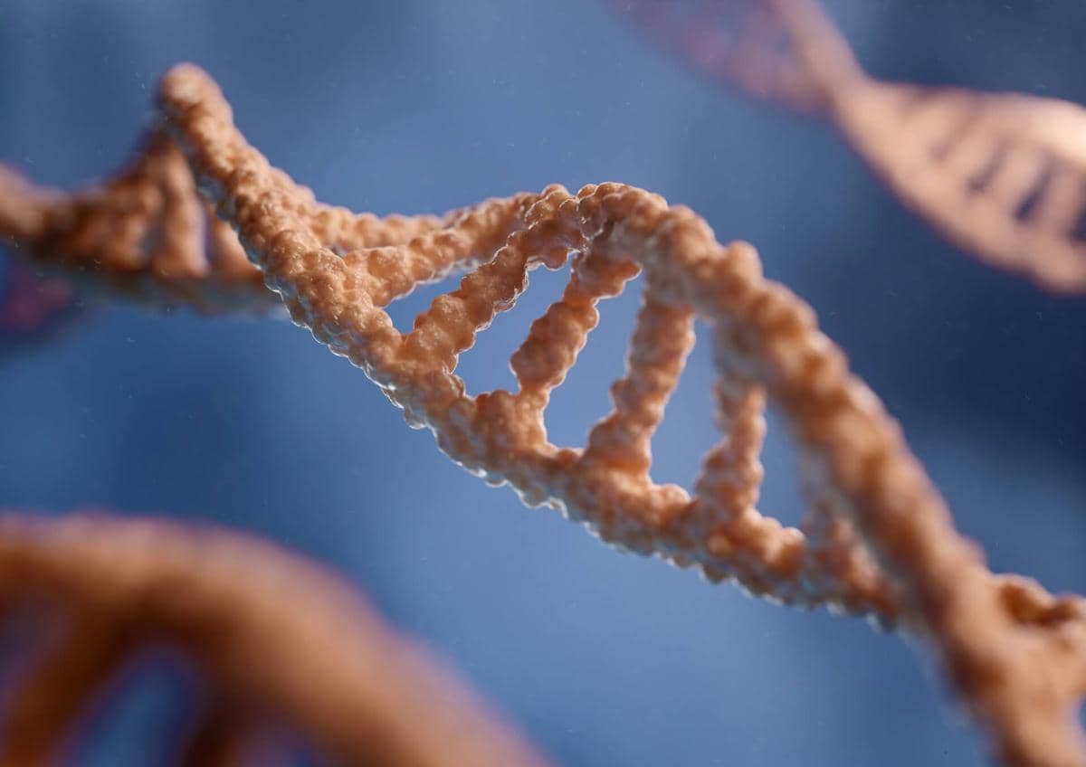 ilustrasi DNA, gen, genetik
