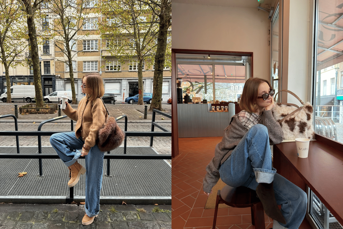 8 Outfit dengan Detail Bulu ala Selebgram Epo Bertemes, Cute!