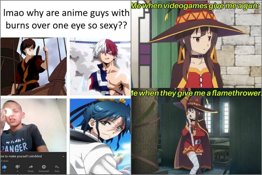 8 Meme Anime Bertema Api, Megumin Jadi Bintang Utama