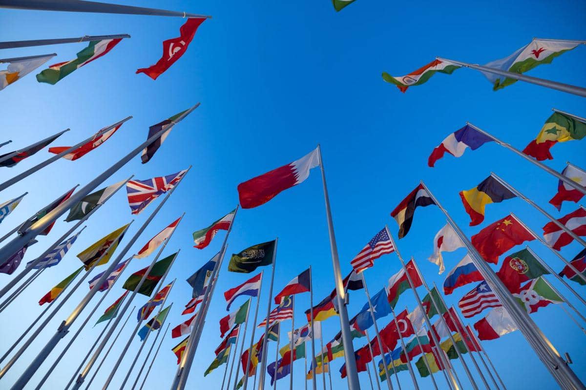 ilustrasi bendera negara