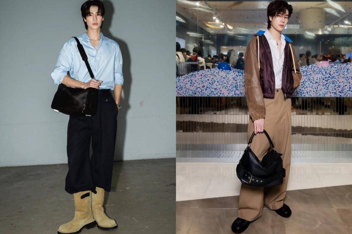 7 Ide OOTD Pakai Tas ala Phuwin Tangsakyuen, Fashionable!