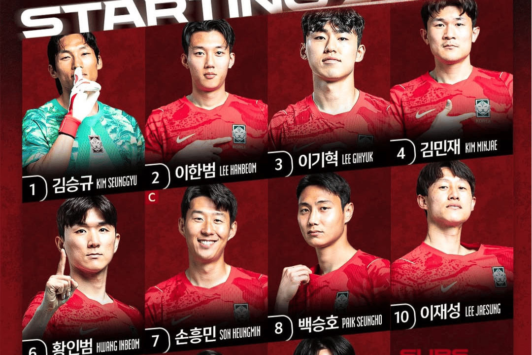 Instagram pemain timnas Korea Selatan posisi bek