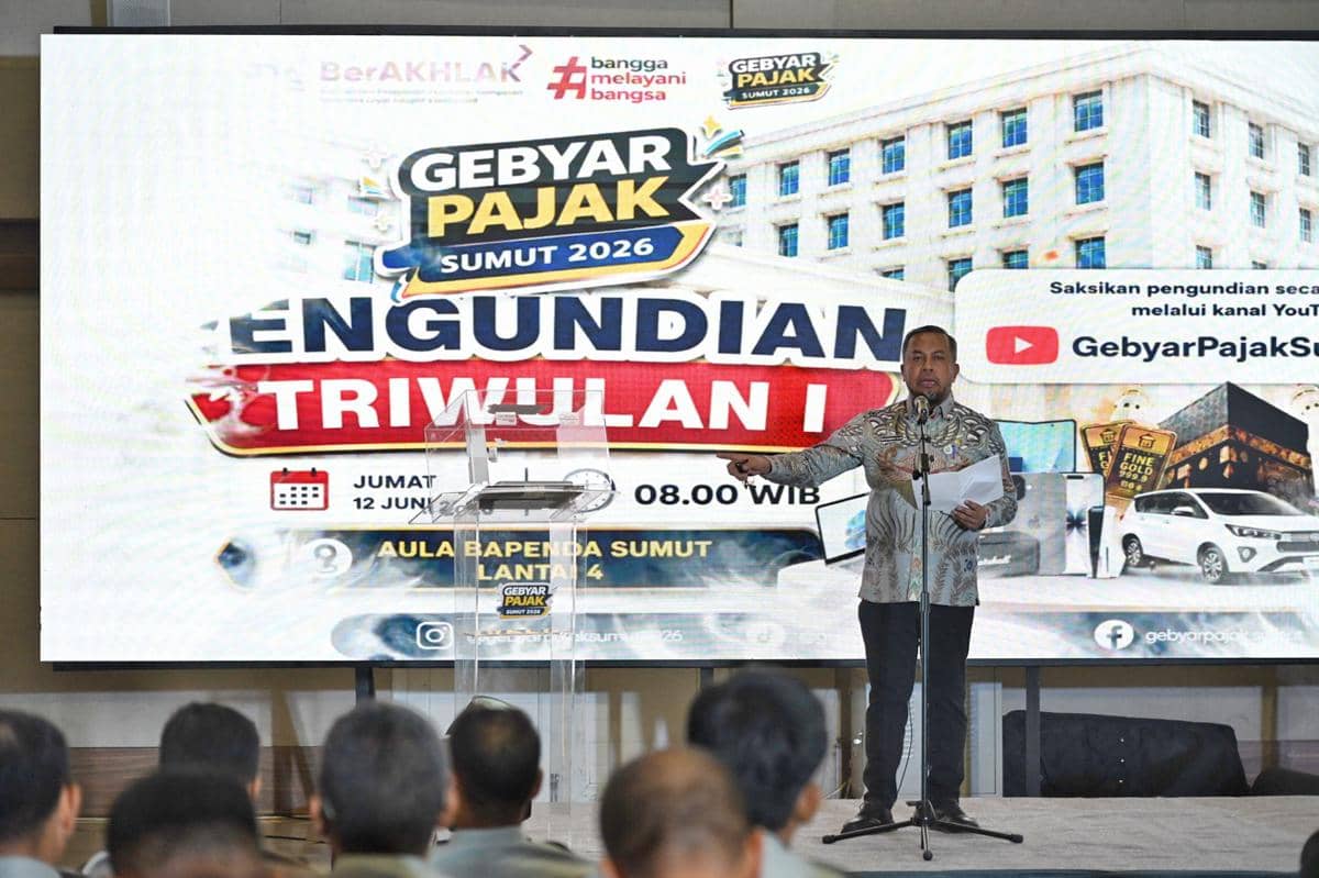 Pemprov Sumut Apresiasi Wajib Pajak Taat Lewat Gebyar Pajak Sumut 2026