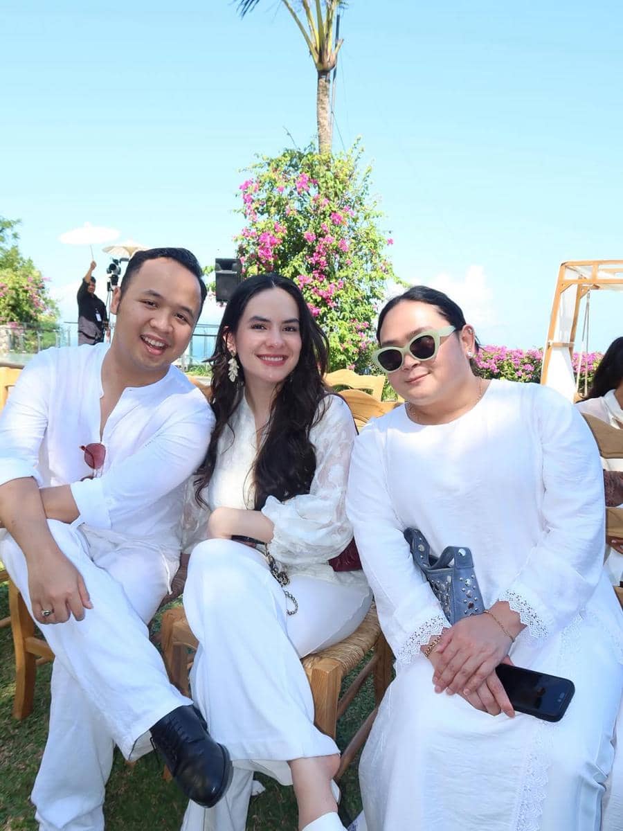 Potret Steffi Zamora bersama Fachrul Ayung yang hadir dalam acara pengajian dan siraman Jennifer Coppen (instagram.com/fachrulhadid)