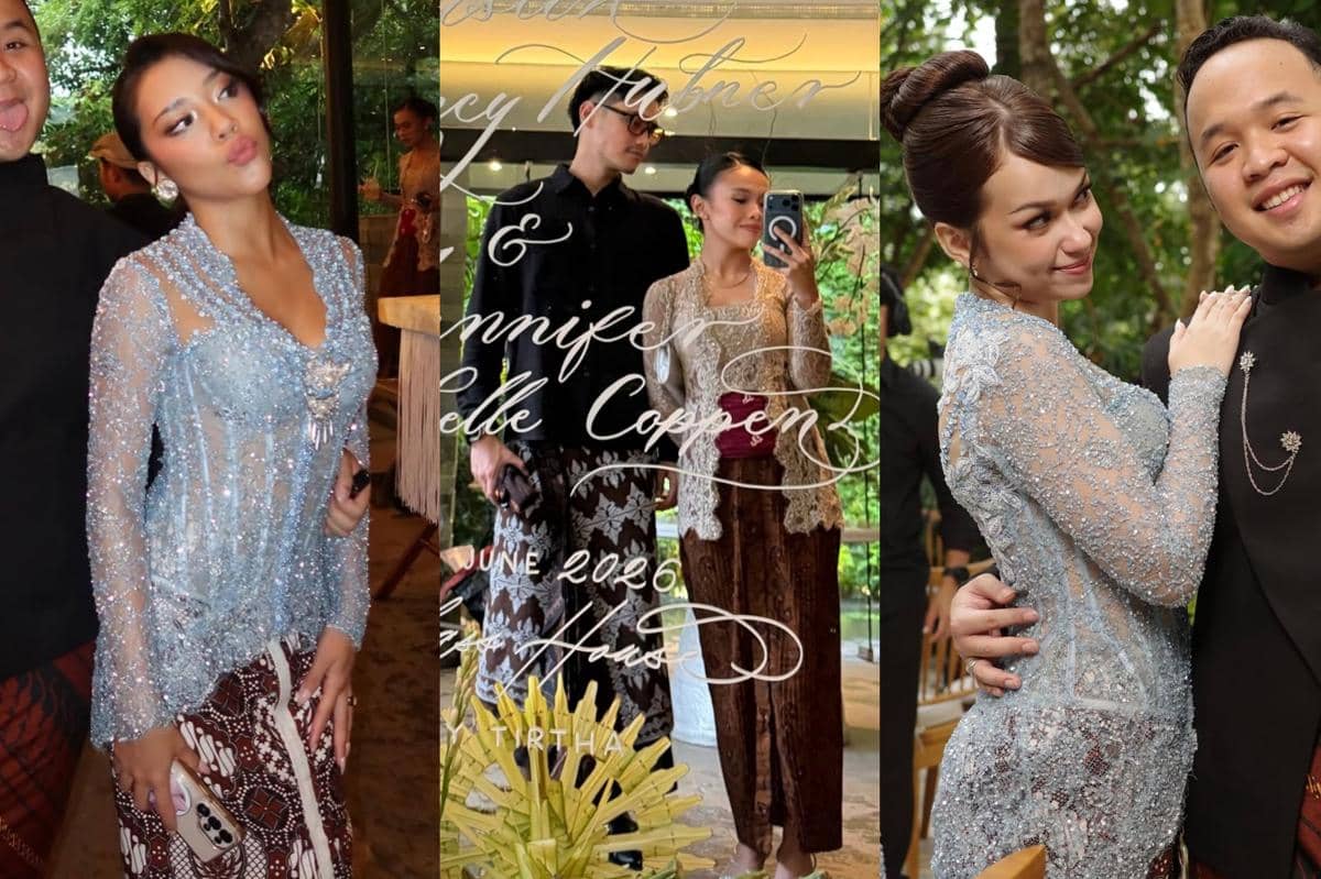 Inspirasi Gaya Tamu Seleb di Akad Nikah Jennifer Coppen, Modis Abis!