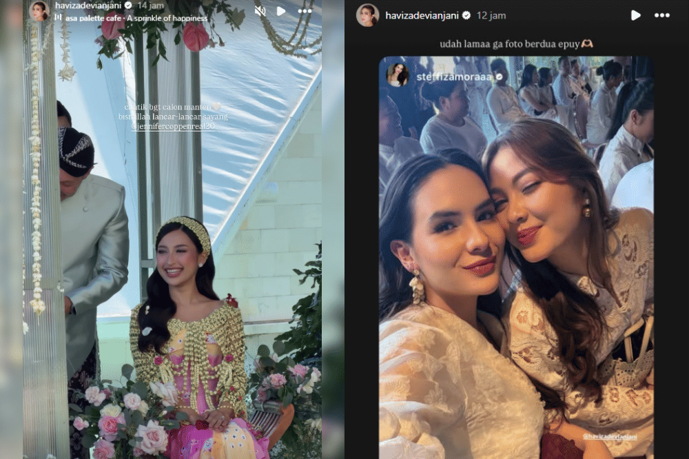 Potret tamu artis di acara pengajian dan siraman jelang Jennifer Coppen menikah (instagram.com/havizadevianjani)