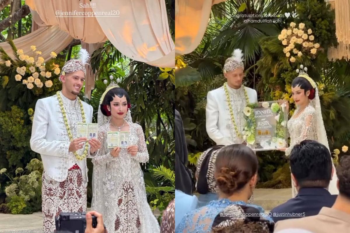Jennifer Coppen dan Justin Hubner Resmi Menikah, Akad dengan Adat Jawa
