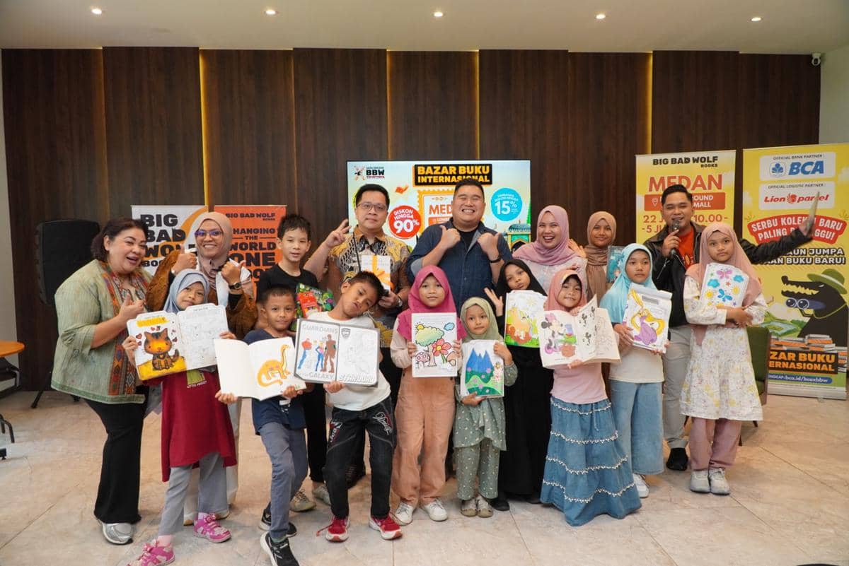 Bazar Buku Internasional BBW Kembali Hadir di Medan, Cek Tanggal dan Lokasinya
