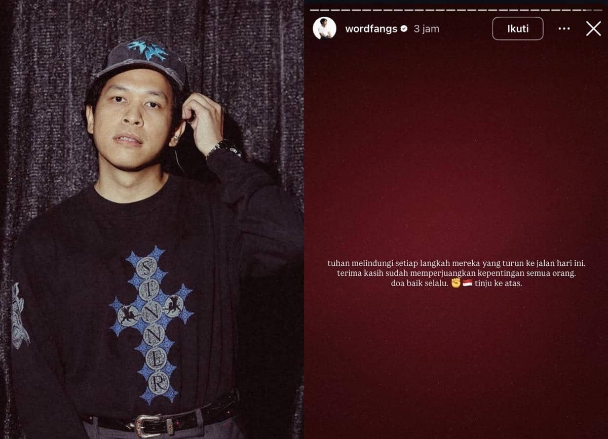 Deretan Artis Suarakan Dukungan untuk Aksi Demo Mahasiswa di Jakarta