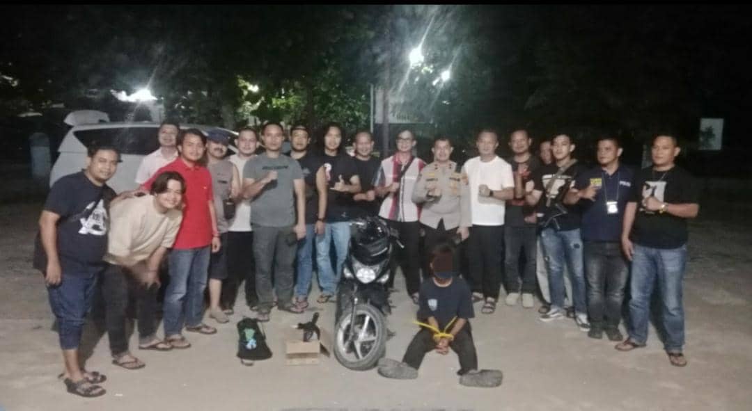 Pelaku pembunuhan wanita muda di Ogan Ilir, Sandio alias Dino