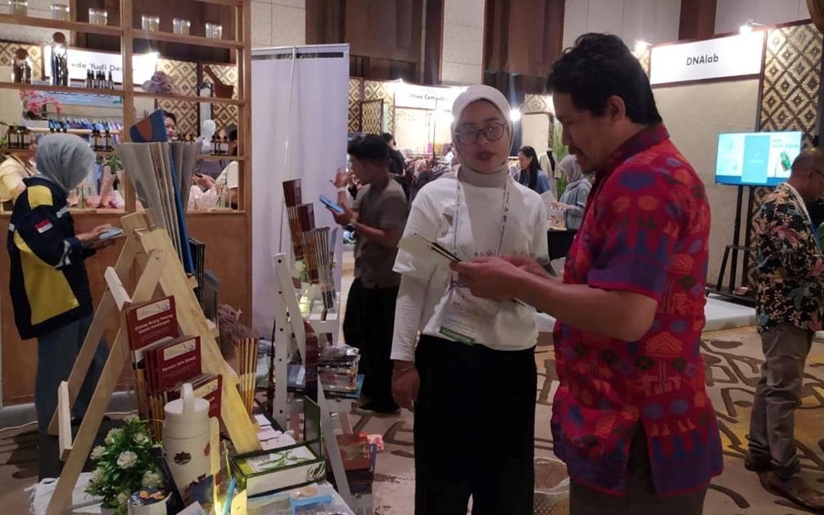 Produk Riset Itera Curi Perhatian di Ajang Bali Wallness dan Beauty Expo 