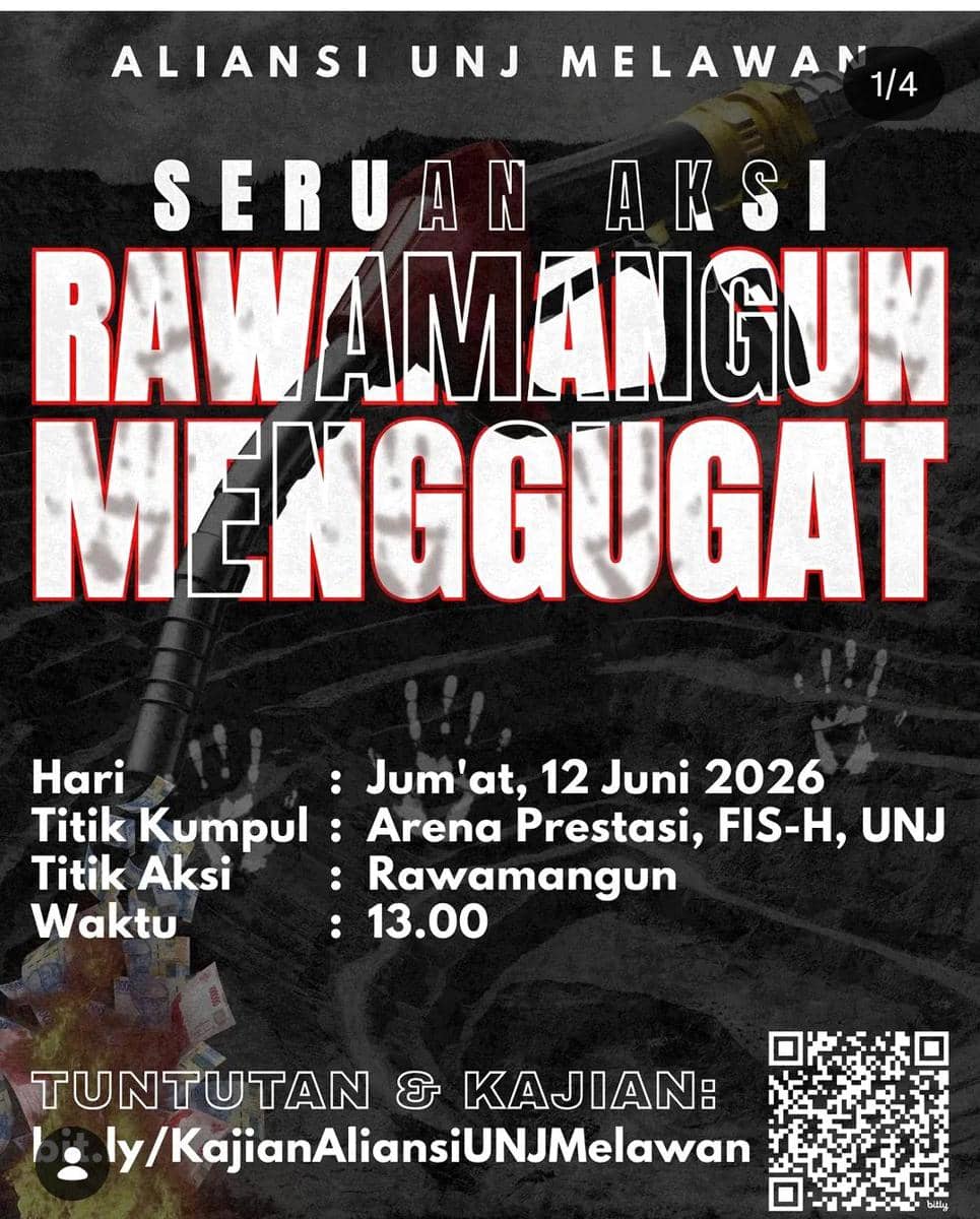 10 Tuntutan Demo Mahasiswa UNJ Menggugat, Kritisi MBG hingga Kenaikan BBM