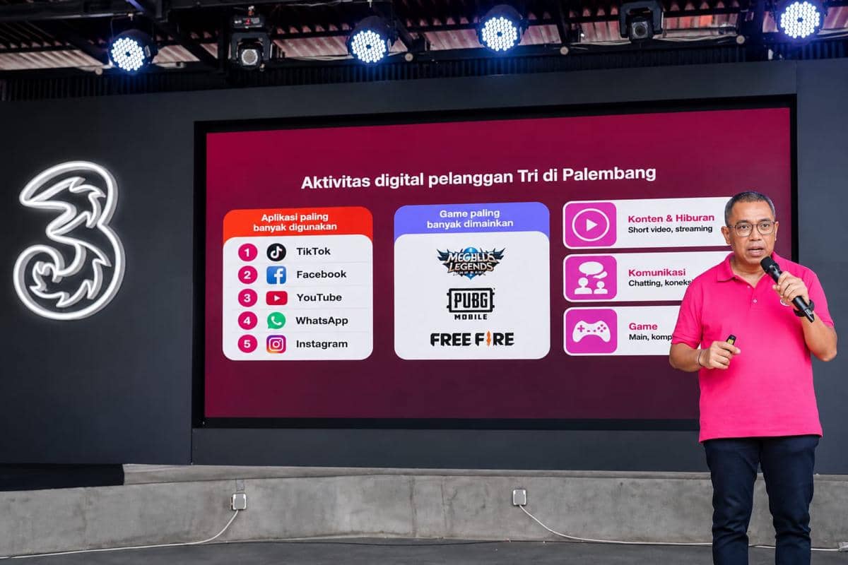 Tri Targetkan 100 Persen Cakupan 5G di Palembang Tahun Ini