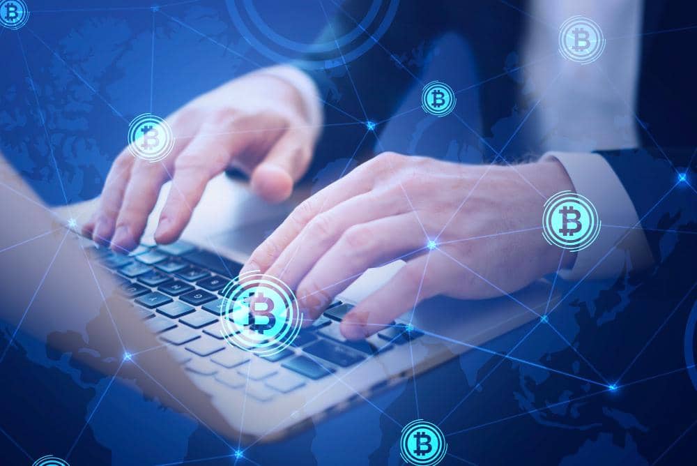 ilustrasi blockchain