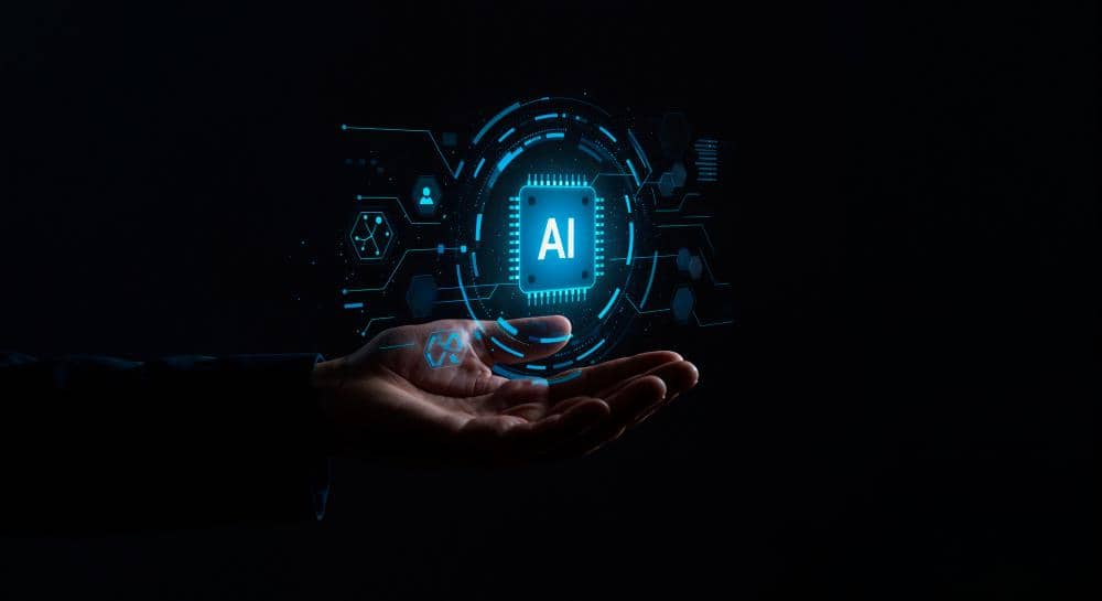 ilustrasi artificial intelligence (AI)