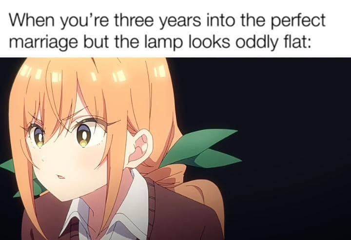 meme anime tentang lampu