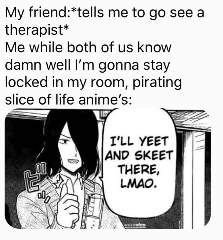 meme anime tentang kesehatan