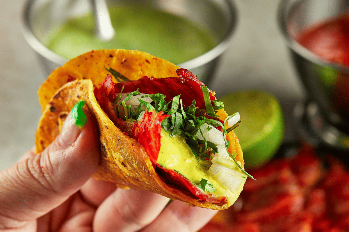 Resep Dipping Taco dengan Saus Celup Gurih Pedas, Tinggi Protein