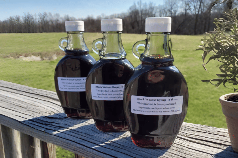ilustrasi sirup black walnut