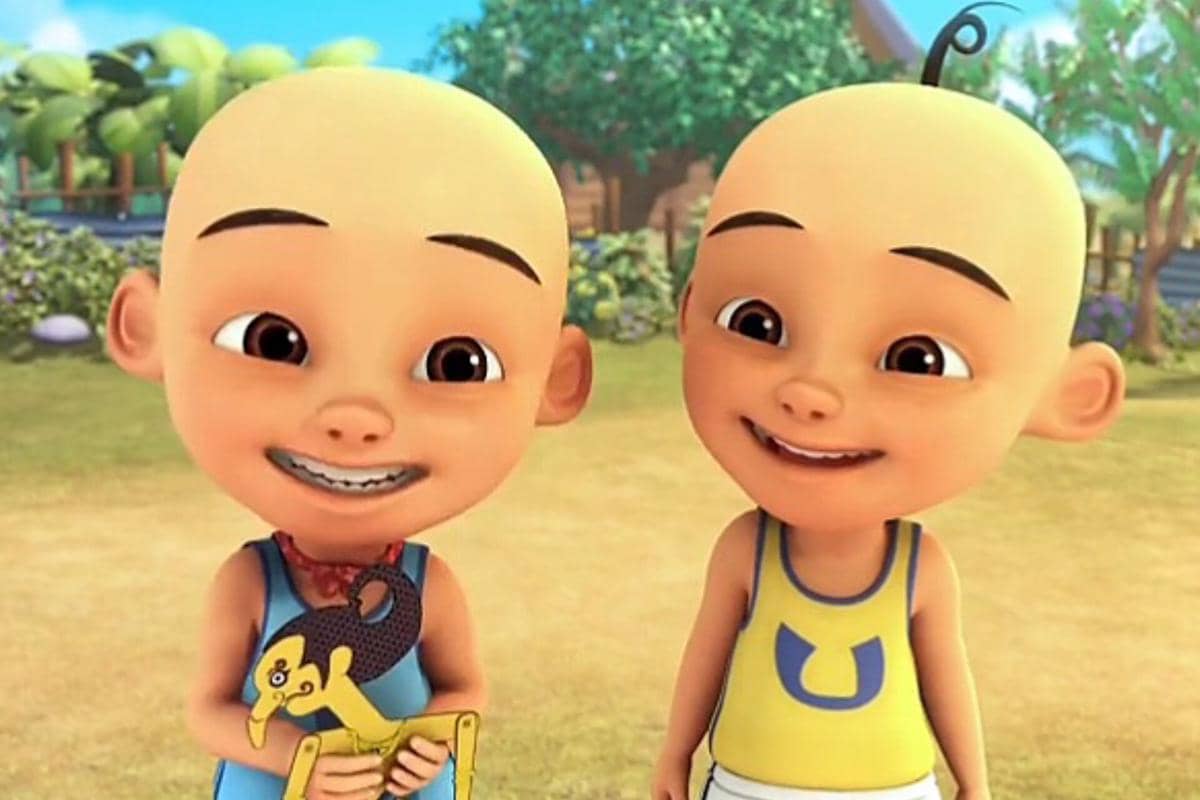 Upin dan Ipin, karakter Upin & Ipin yang pandai main wayang